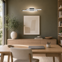Aplica LED 44W Lines Negru