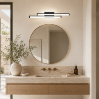 Aplica LED 44W Lines Negru