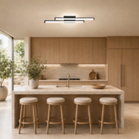 Aplica LED 44W Lines Negru