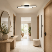 Aplica LED 44W Lines Negru