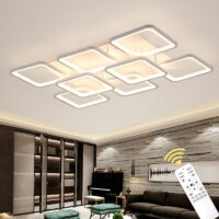 Lustre LED albe