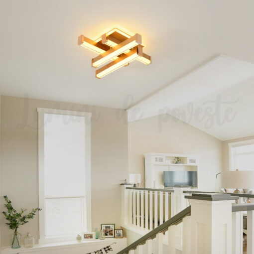 aplica led zig zag gold