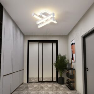 aplica led zig zag alb