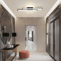 Aplica LED 44W Lines Negru