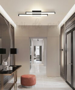 Aplica LED 44W Lines Negru