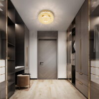 aplica led krystal double round