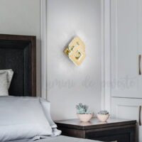 aplica led krystal double square