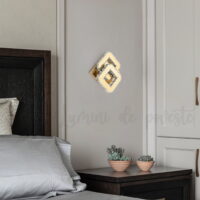 aplica led krystal double square