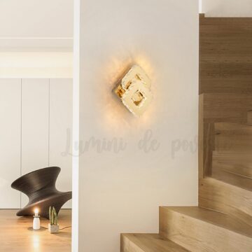 aplica led krystal double square
