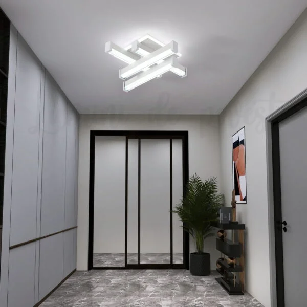 aplica led zig zag alb
