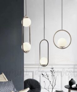 Pendul Moon Double Silver