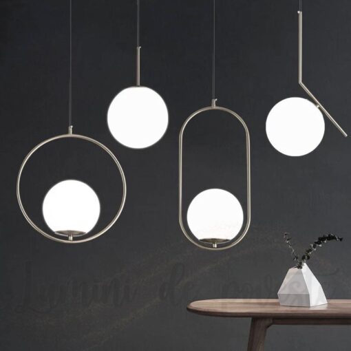Pendul Moon Round Silver