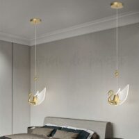Candelabru LED Swan