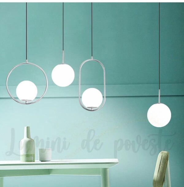Pendul Moon Silver