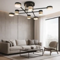 Lustra LED 96W Space Black 8