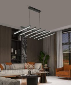 Candelabru LED Lines Black