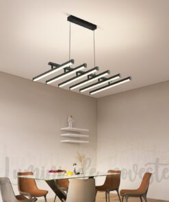 Candelabru LED Lines Black