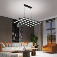 Candelabru LED Lines Black