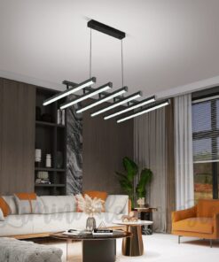 Candelabru LED Lines Black