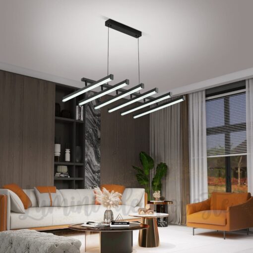 Candelabru LED Lines Black
