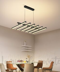 Candelabru LED Lines Black