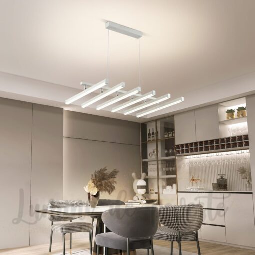 Candelabru LED Lines White