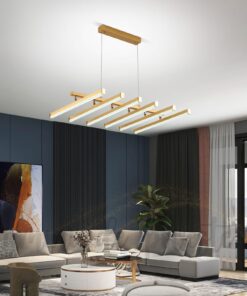 Candelabru LED Lines Gold