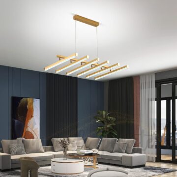 Candelabru LED Lines Gold