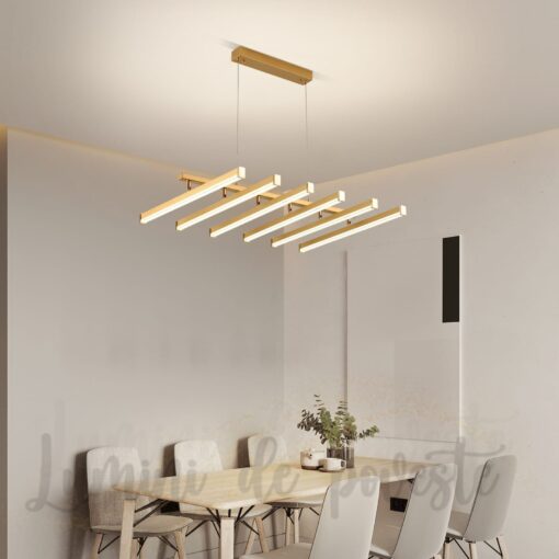Candelabru LED Lines Gold