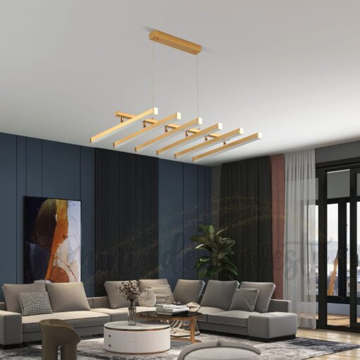 Candelabru LED Lines Gold