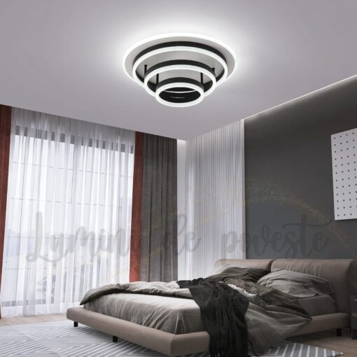 Plafoniera LED Minimalist 3 Black