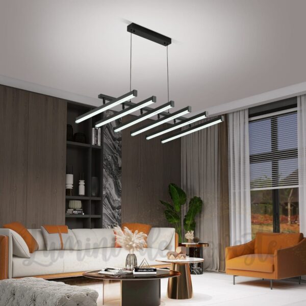 Candelabru LED Lines Black