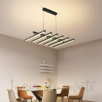 Candelabru LED Lines Black