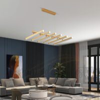 Candelabru LED Lines Gold