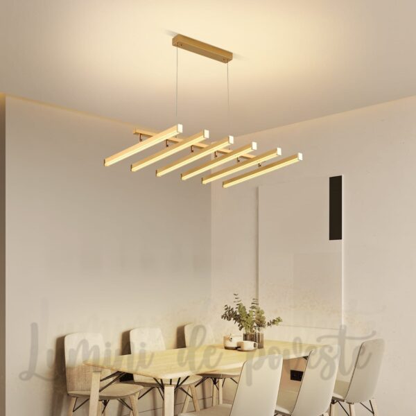 Candelabru LED Lines Gold