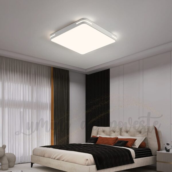 Lustra LED Baie 54W Universee Inspiration White Square 300