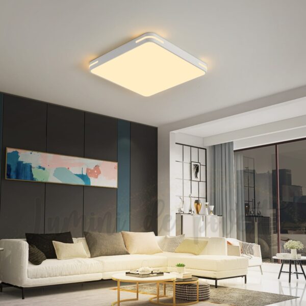 Lustra LED Baie 126W Universee Inspiration White Square XL 500