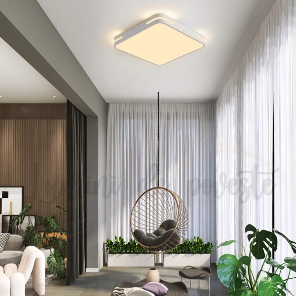 Lustra LED Baie 126W Universee Inspiration White Square XL 500