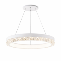 Candelabru LED 146W Minimalist 1 White Glam