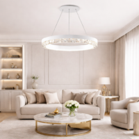 Candelabru LED 146W Minimalist 1 White Glam