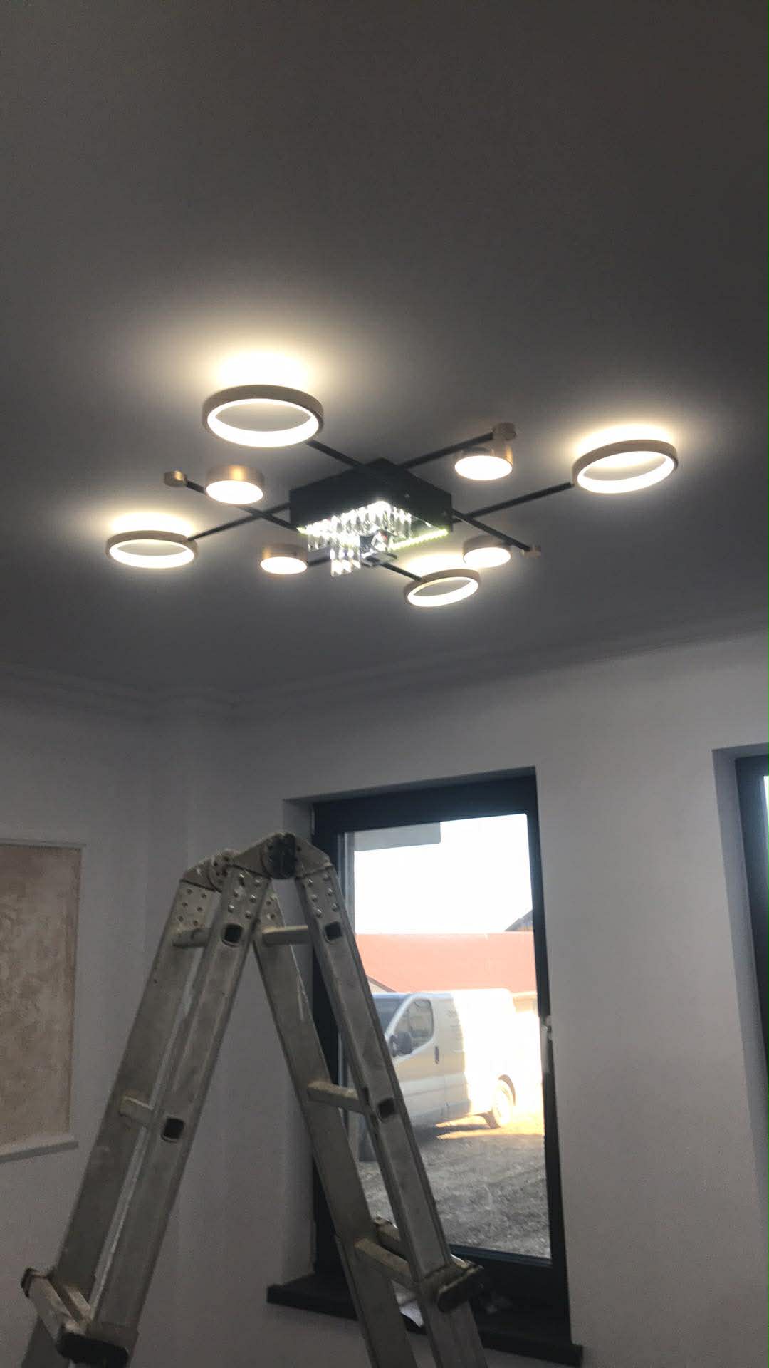 Lustra LED 168W Cristal Space 4 photo review