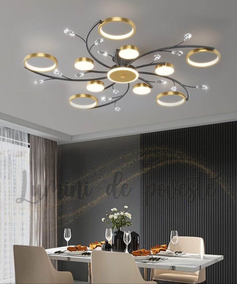 Lustra LED Space Glam Gold