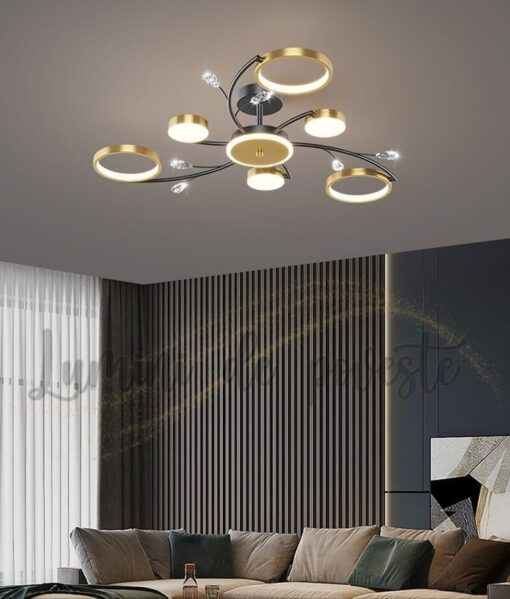 Lustra LED Space Glam Gold