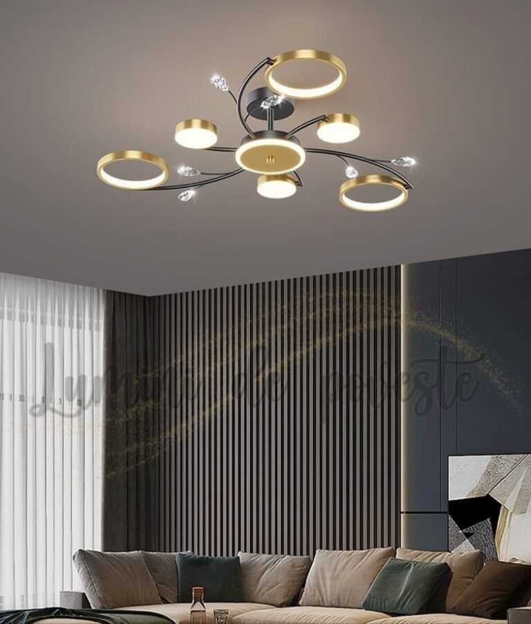 Lustra LED Space Glam Gold