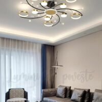 Lustra LED Space Glam Gold