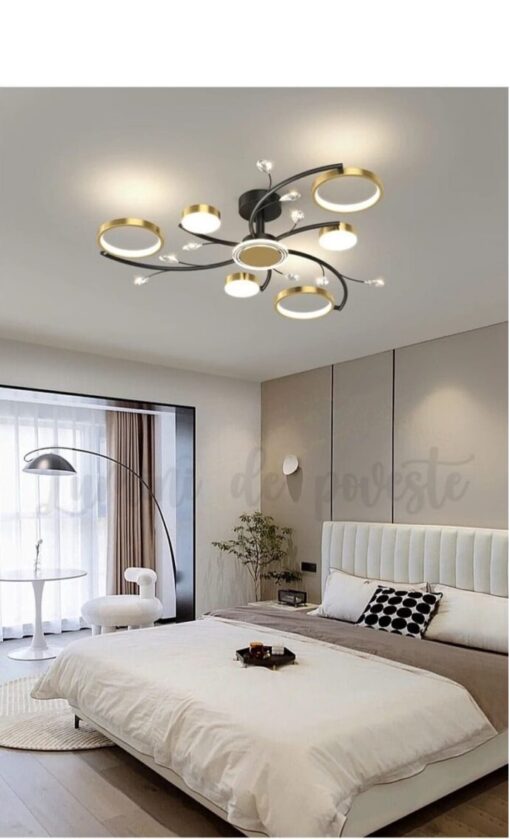 Lustra LED Space Glam Gold