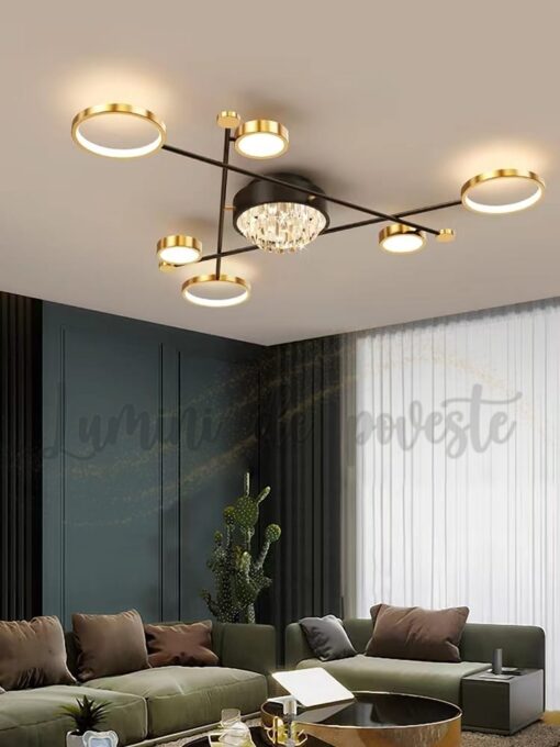 Lustra LED Krystal Space