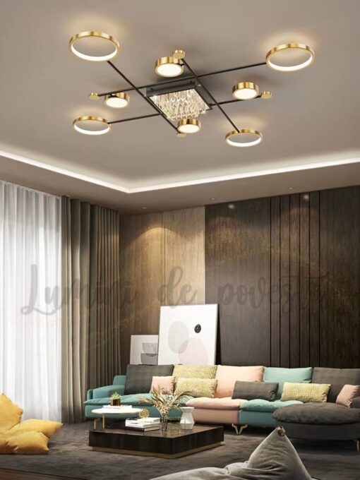 Lustra LED Krystal Space