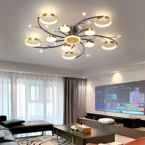 Lustra LED 160W Space Glam Gold 5