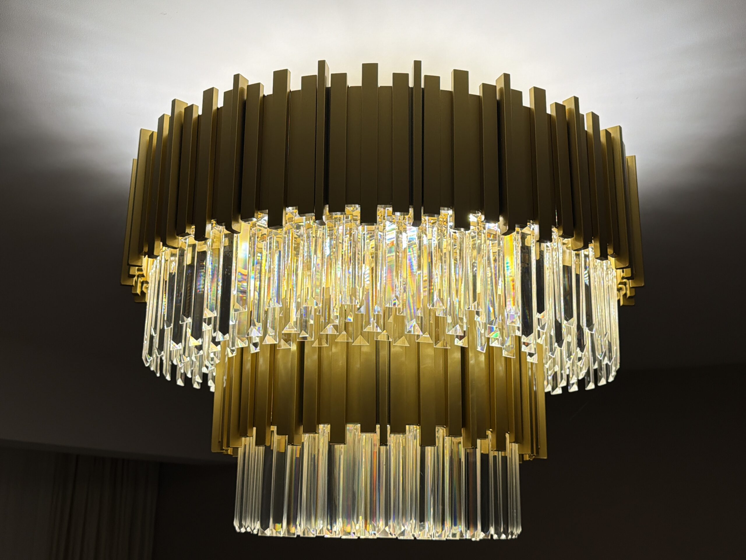 Candelabru Scaly Gold 80+50 photo review